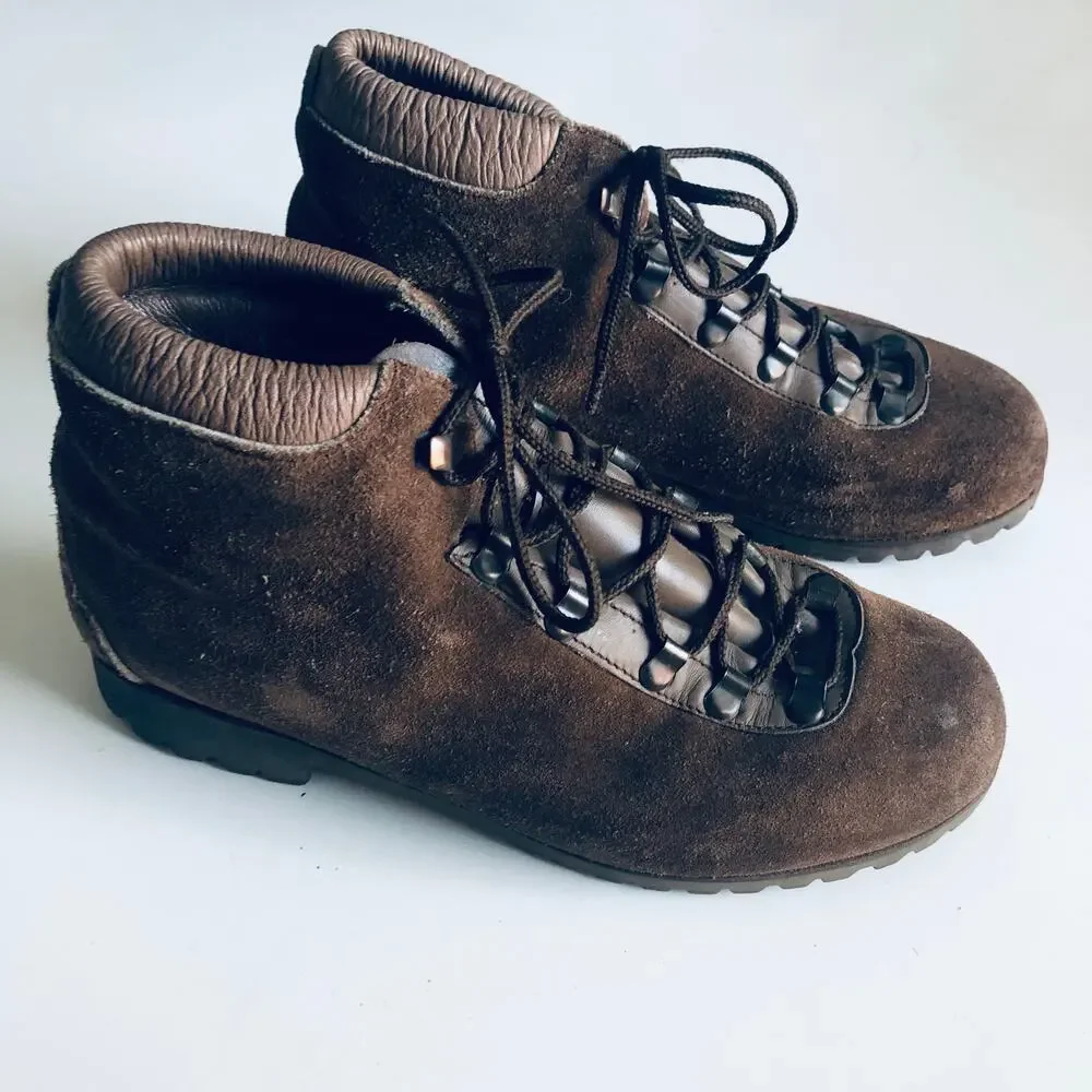 VTG Dunham Tyroleans Men's 6.5 / Women's 8 Italian Suede Hiking Boot